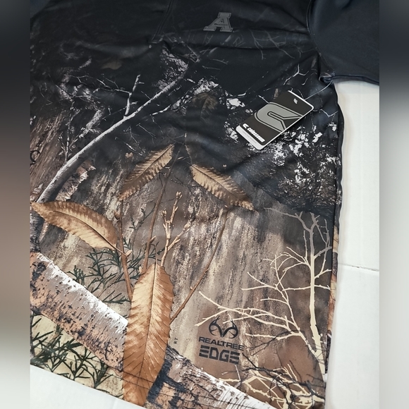 Appalachian State Colosseum Black Realtree Camo Creek 1/4-Zip Pullover Men's XL - Picture 5 of 8